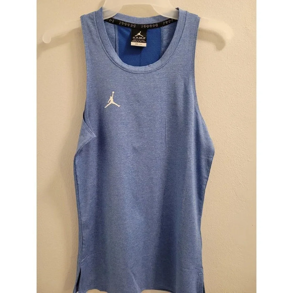 MENS JORDAN NORTH CAROLINA BLUE - XSMALL -XS TRAINING TANK TOP - NEW WITH TAGS - Picture 1 of 8